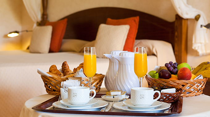 Desayuno en la habitación