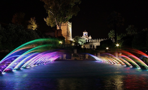 Córdoba- Show de agua, luz y sonido en el Alcázar